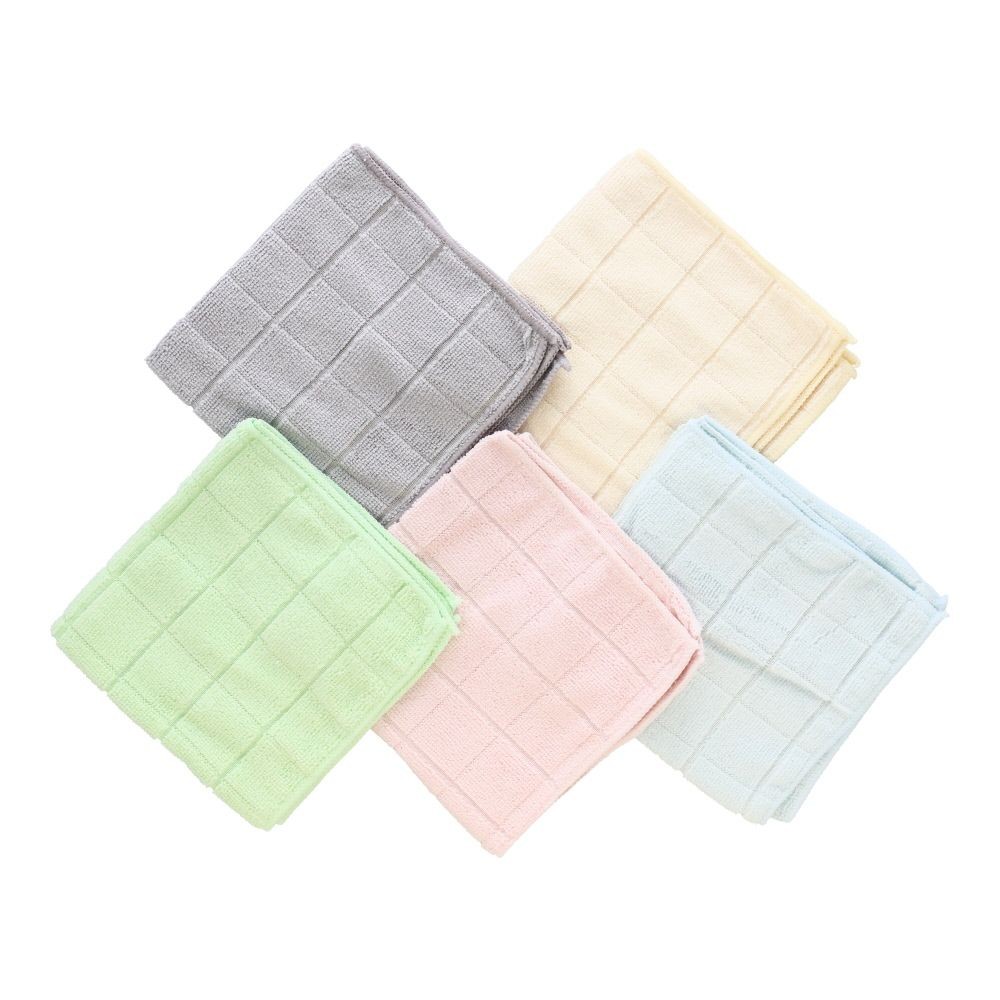 マイクロファイバークロス5枚組　格子パステル, その他カラー１, その他サイズ１