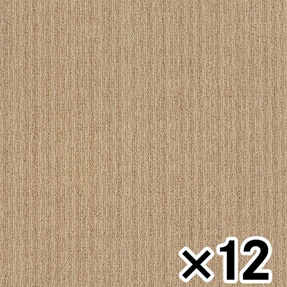 ニューピタコ40 ＮＰ402 ベージュ &times;12枚セット, ベージュ, 幅400&times;奥行400&times;高さ8mm