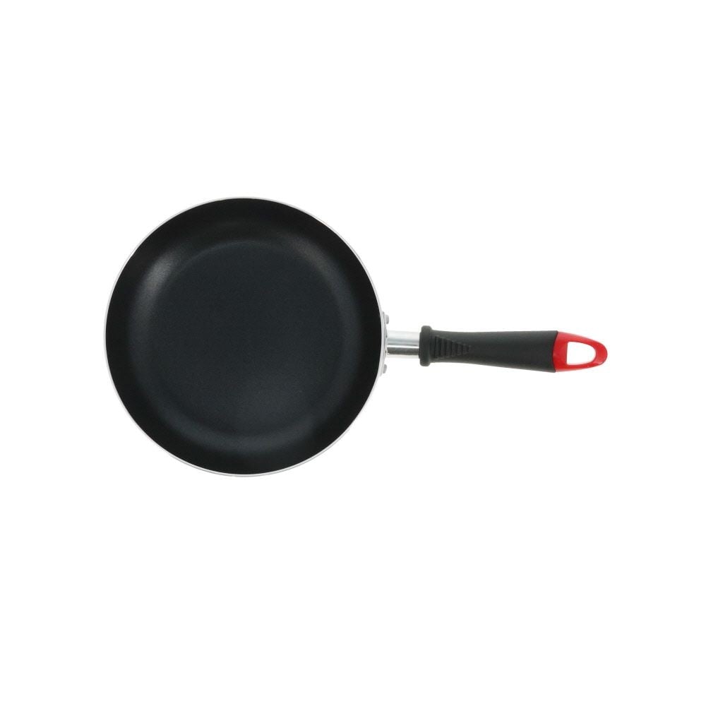 ウィザ WIZ'A 内面フッ素加工フライパン　ガス火用　２０ｃｍ, レッド, 20cm