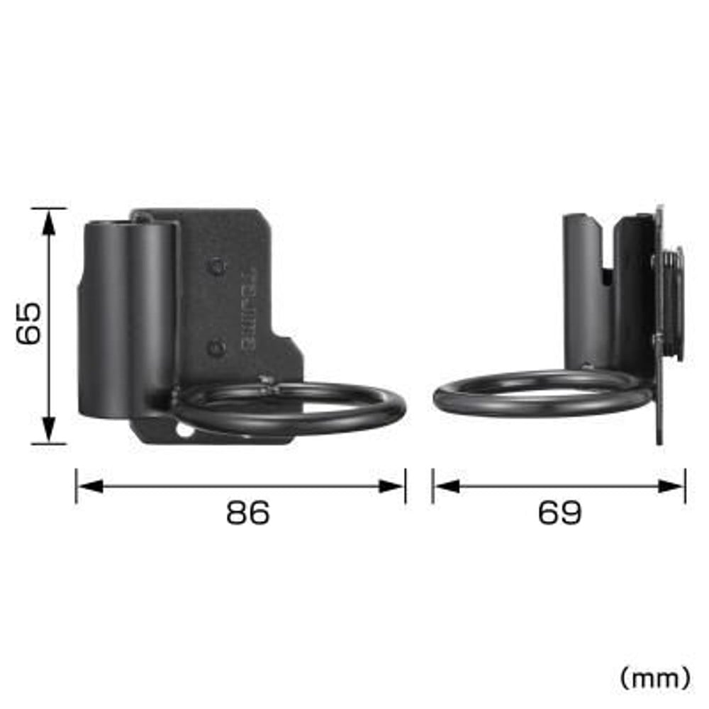 セフ工具ホルダースチール ハンマーｘSバール　SFKHI-HSB, ブラック, 工具ホルダー