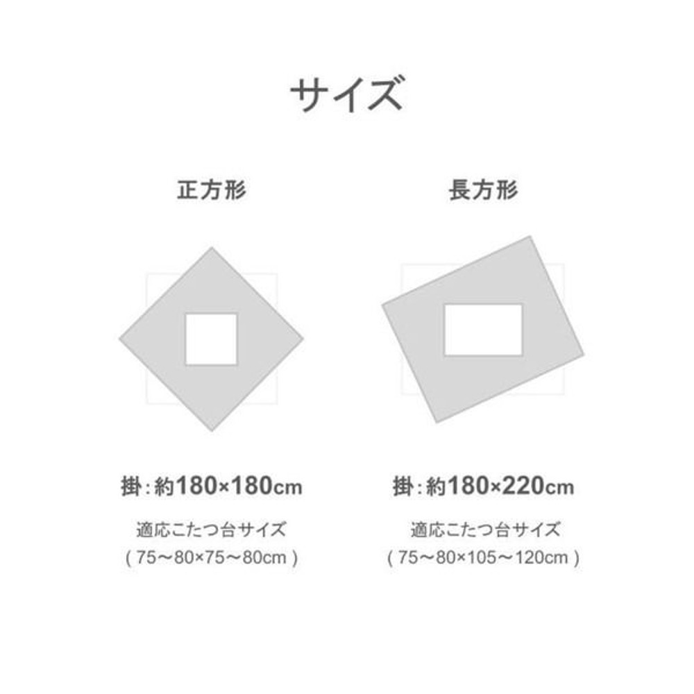 イケヒコ こたつ掛布団 アルバ 省スペース ネイビー ネイビー 【メーカー直送・代引不可】, ネイビー, 180&times;220cm