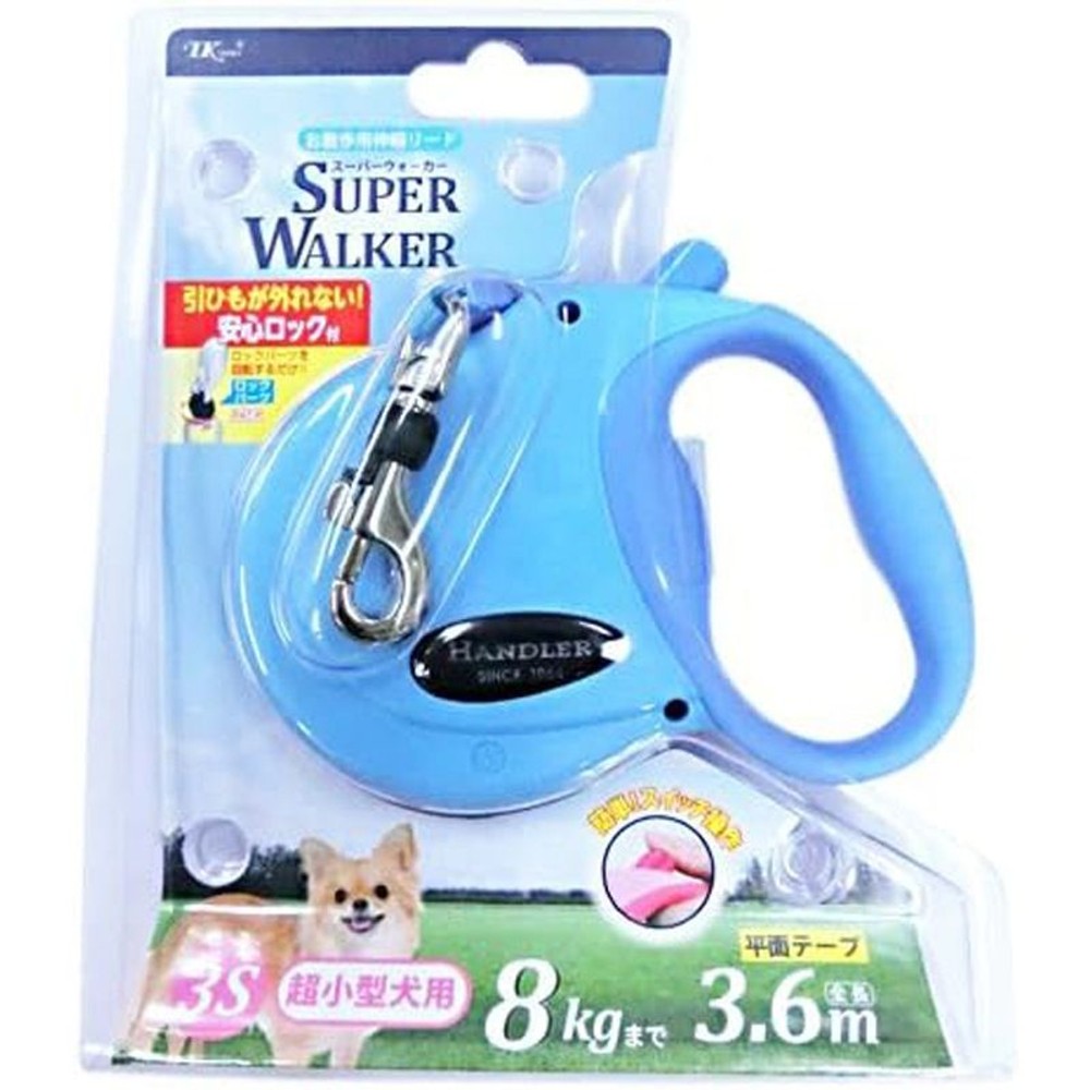 アース　ハンドラー伸縮リードＮ, ピンク, 3Sサイズ