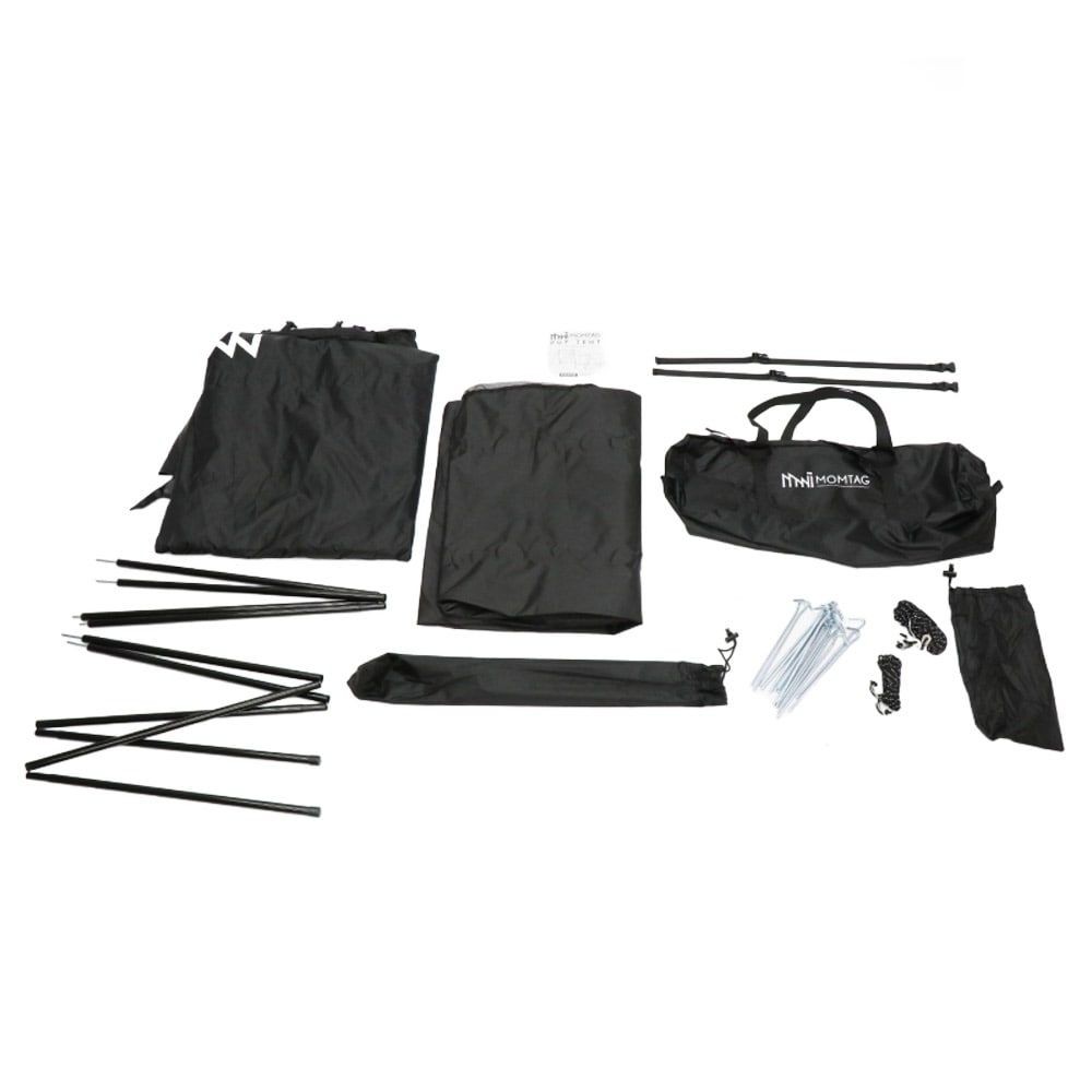 MOMTAG パップテント, ブラック, -