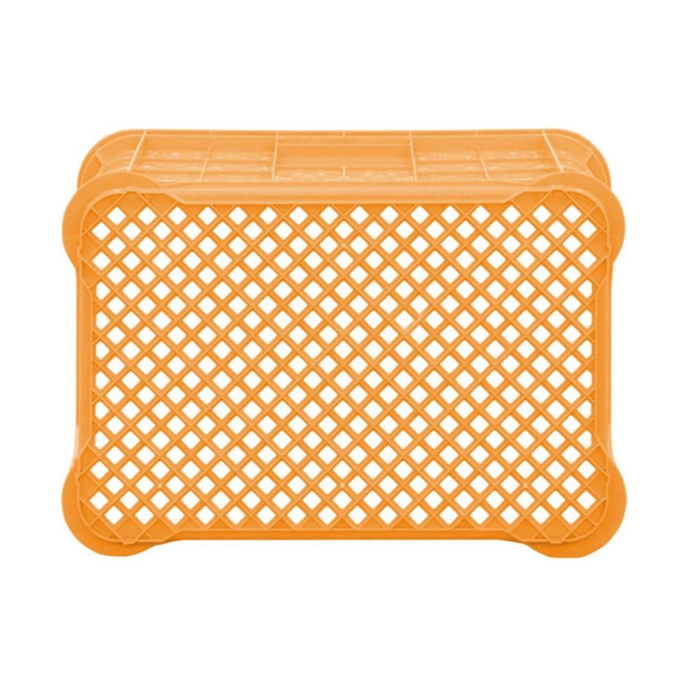 サンコー セフティーコンテナーA オレンジ 101155-00 &times;8個セット【メーカー直送・代引不可】【法人限定】【日祝配送不可・時間指定不可】, オレンジ, 8P