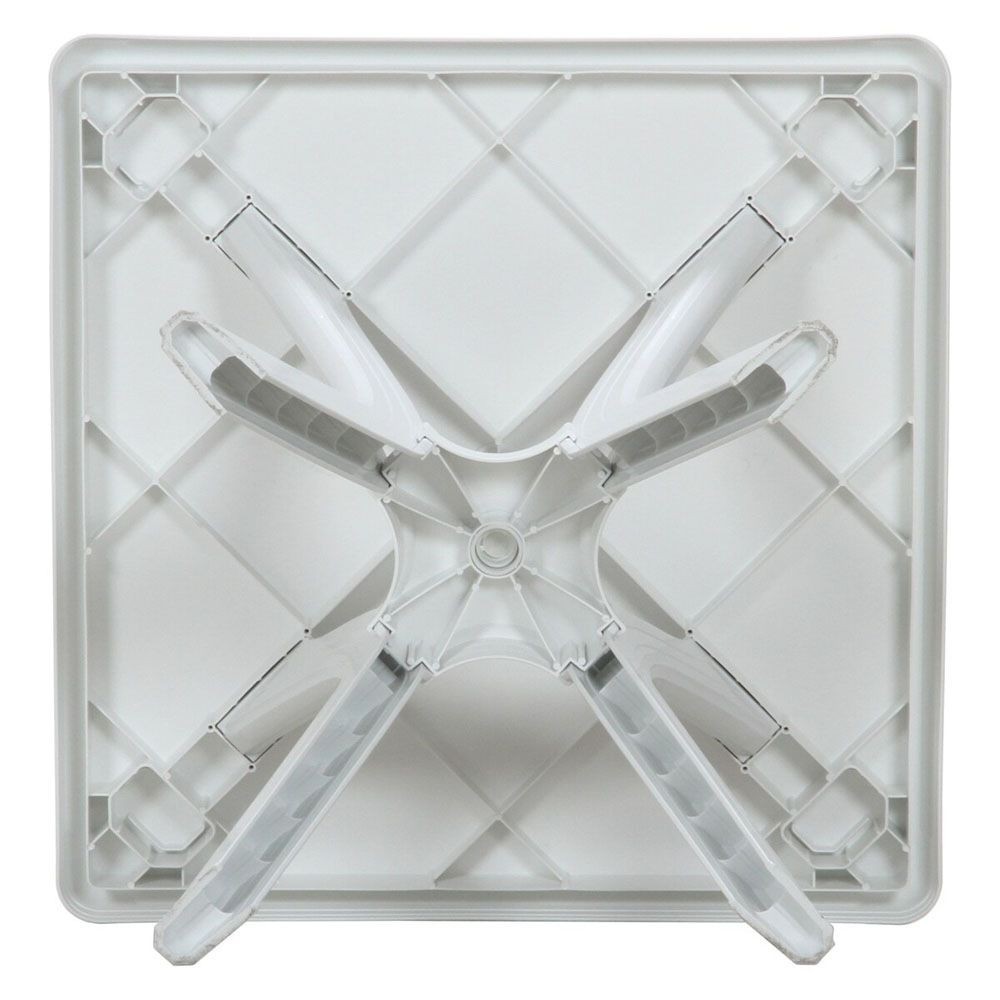 ＰＣ　スクエアテーブル　アンジェロ　ホワイト（12283）【メーカー直送・代引不可】, ホワイト, 730×730