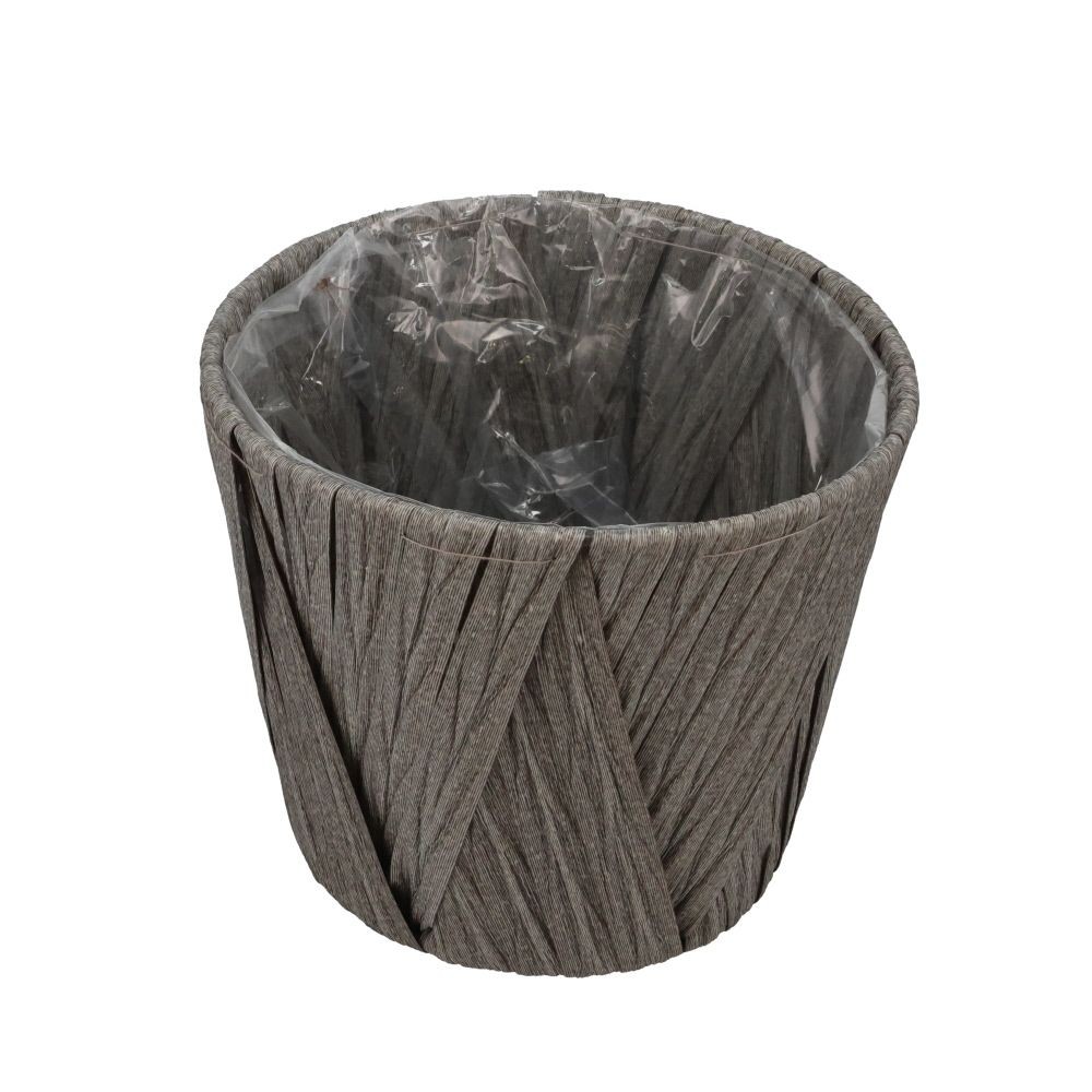 ビニールバスケットＬ, グレー, Lサイズ