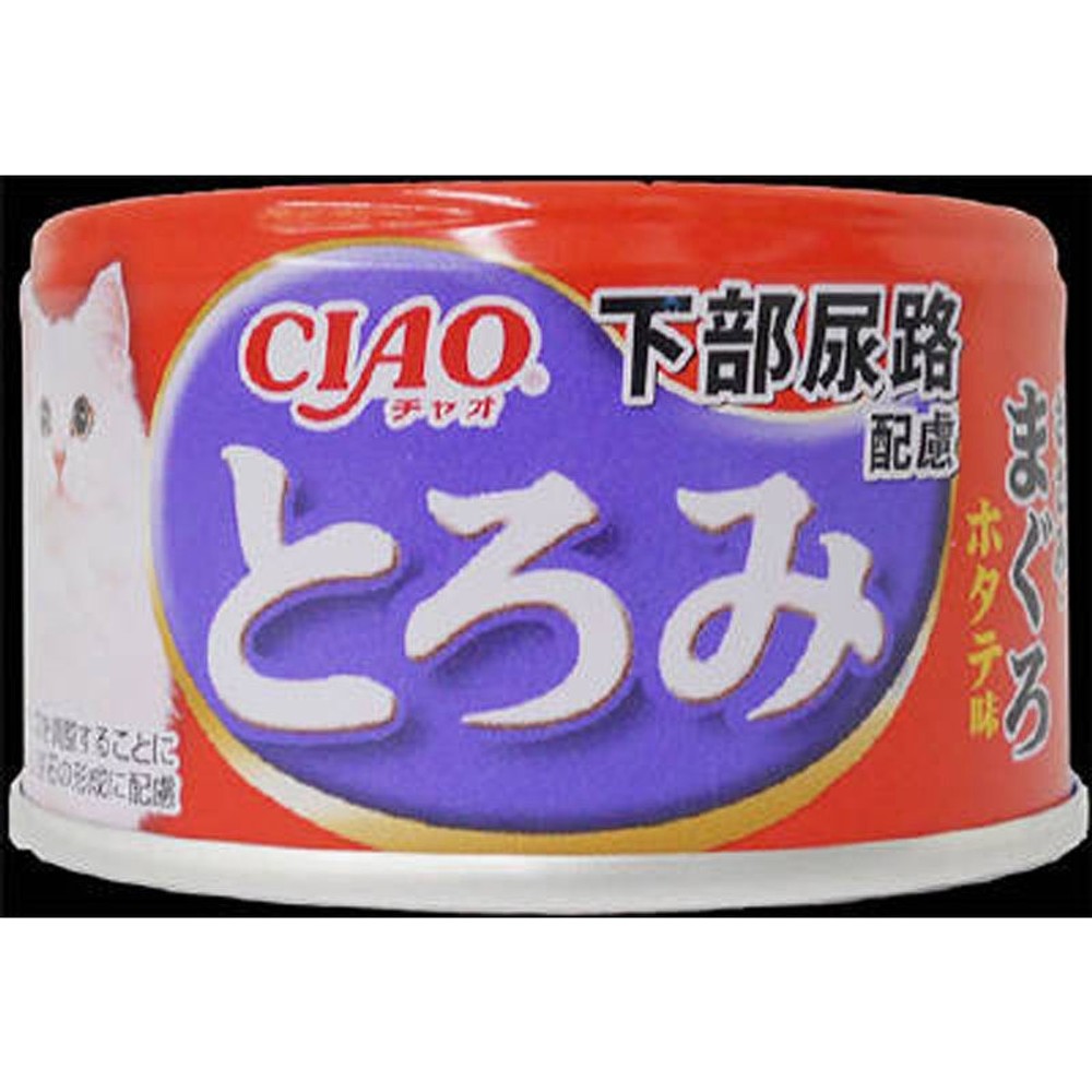 チャオとろみ下部尿路配慮ささみまぐろホタテ 80g, ささみ・まぐろ・ほたて, 80g