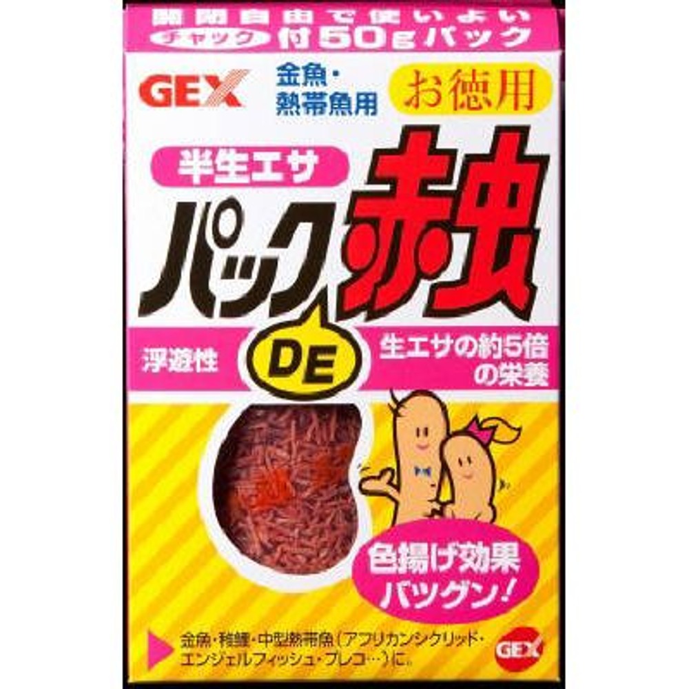 ＧＥＸ　パックＤＥ赤虫お徳用　　５０Ｇ, -, 50g
