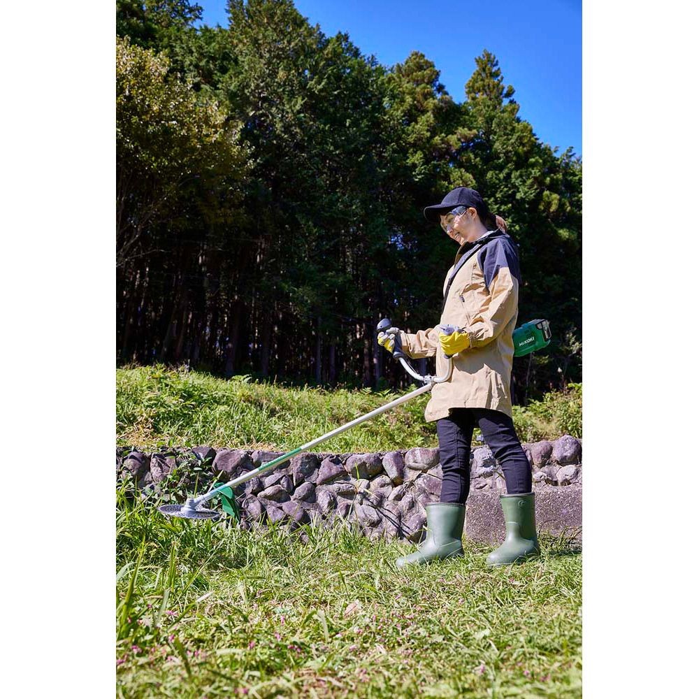 【数量限定】ハイコーキ HiKOKI 18Vコードレス  刈払機 CG18DA(JC) 230mm 蓄電池・充電器セット, アグレッシブグリーン, 18V