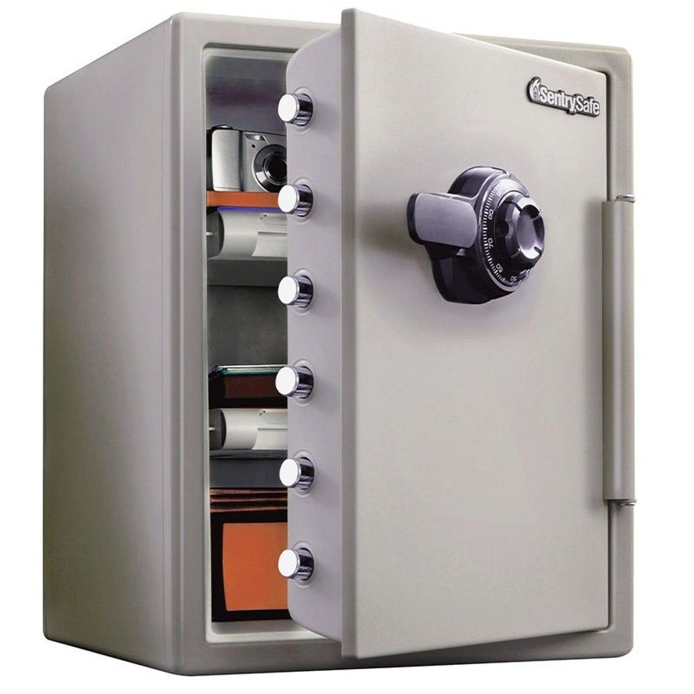 【開梱・設置費込】セントリー耐火金庫  JF205CV ダイヤル式 1時間耐火 56.6L 【メーカー直送・代引不可】, タブグレー, 56.6L