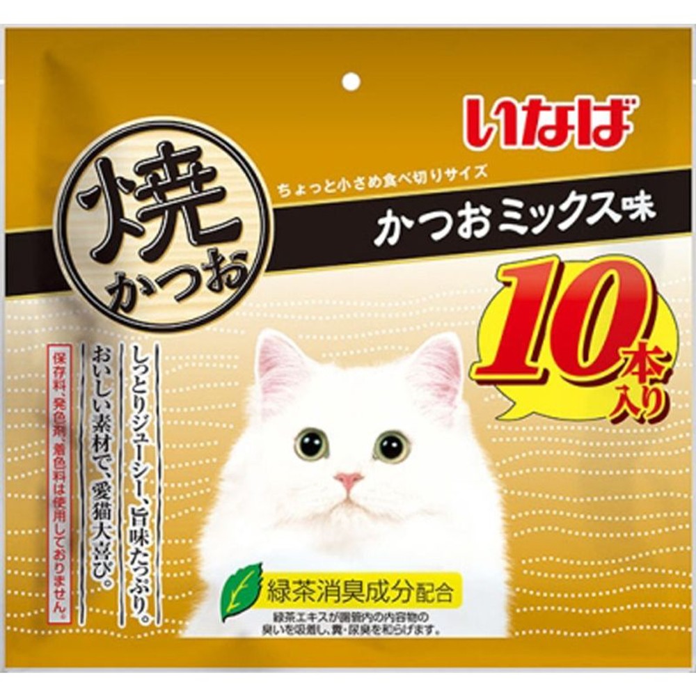 いなば　焼かつお　かつおミックス　10本, かつおミックス, 10本