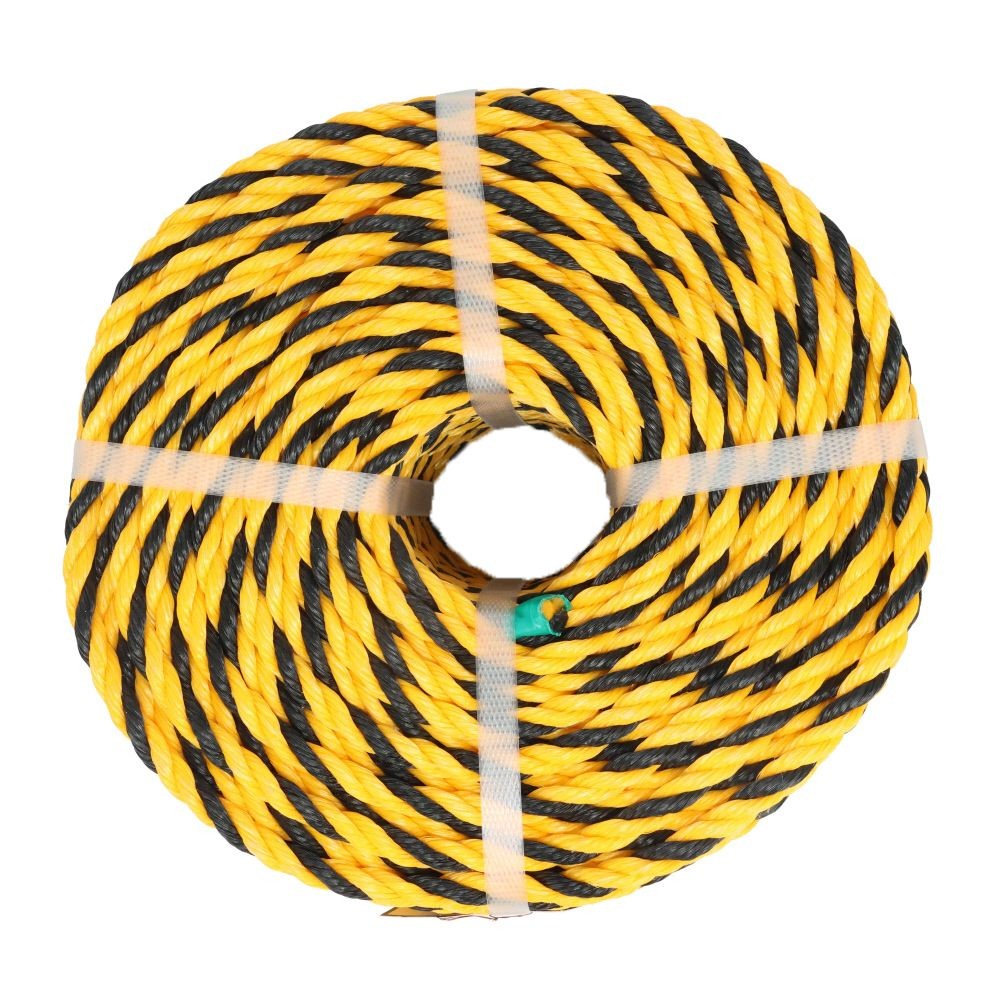 標識ロープ　太, イエロー(50m), 50.0m