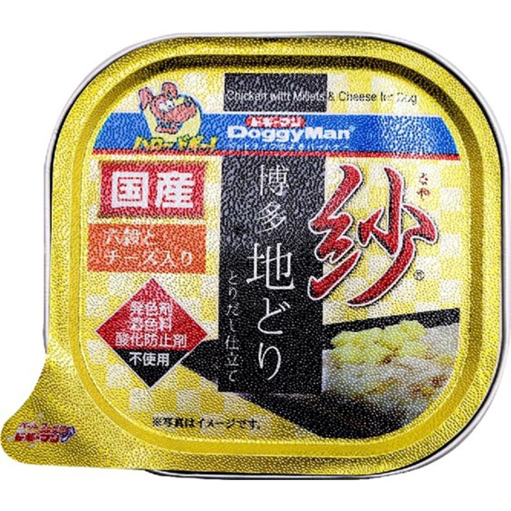 ドギーマン　紗　博多地どり 六穀とチーズ入り 100ｇ, 六穀とチーズ入り, 100g