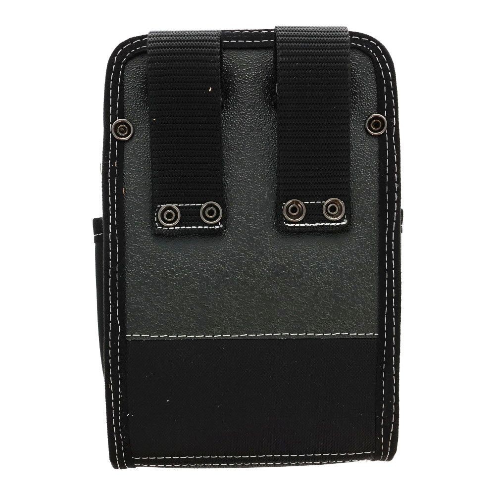 職人作　電工袋２段小型差付, 黒, 2段小型差付