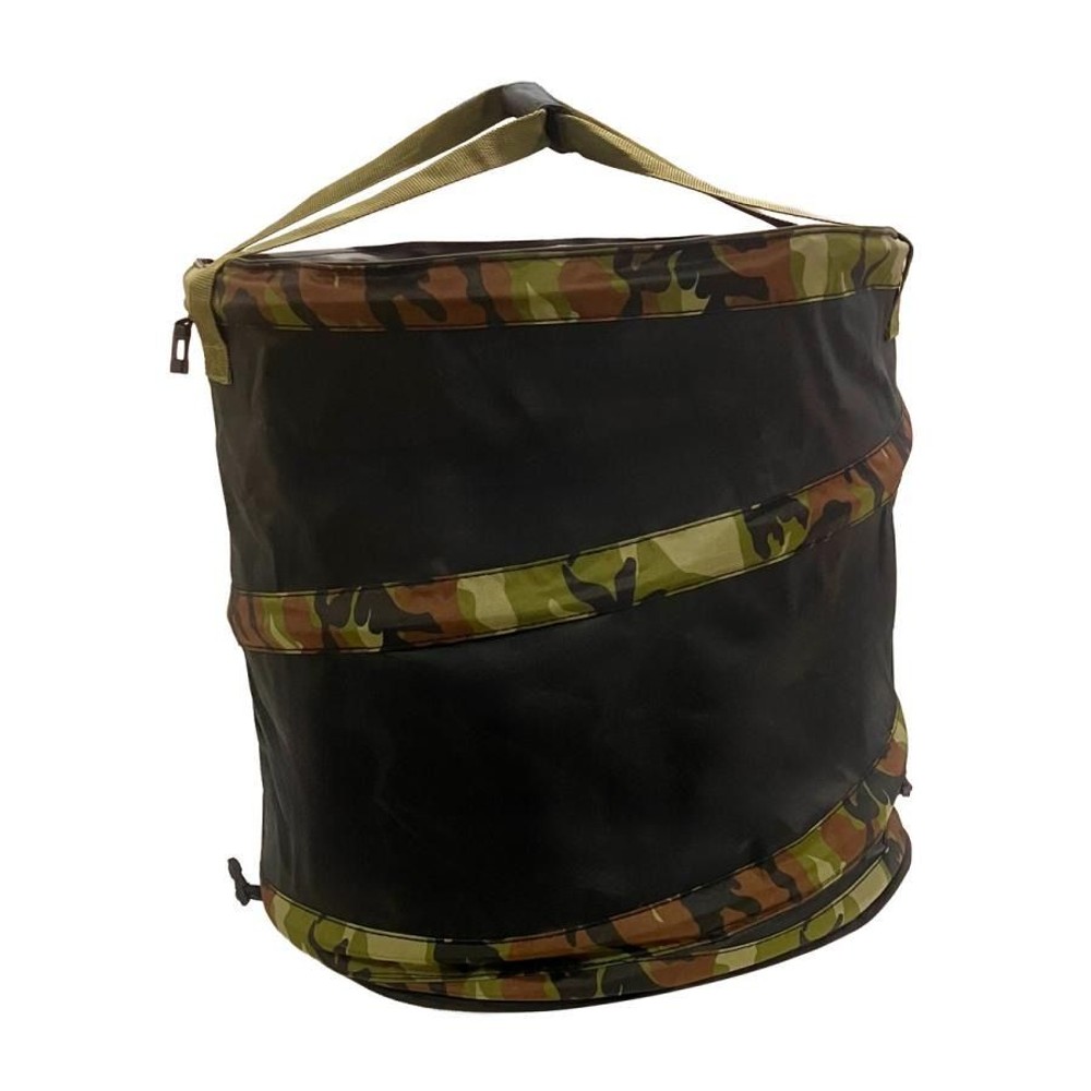 WIZ'A ウィザ キャスター付 スプリングバッグ ラウンド型 50cm 100L WZ-50SPCM, 緑, 50cm