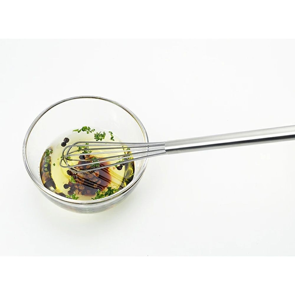 ヨシカワ EAトCO マゼル 泡立て Mazelu whisk, ステンレス, 幅25mm&times;奥行260mm