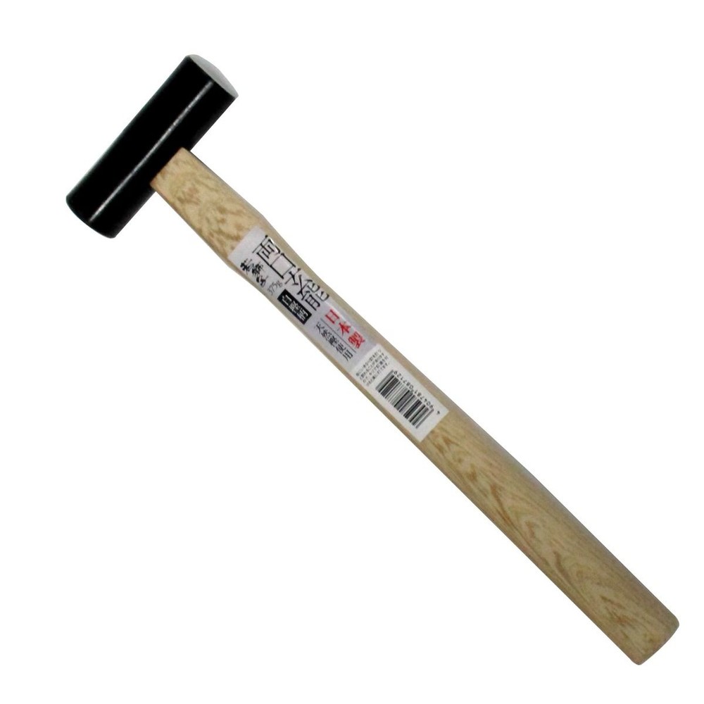若獅子 両口玄能 天然白樫柄 頭重量375ｇ 112369, 両口タイプ, 375g
