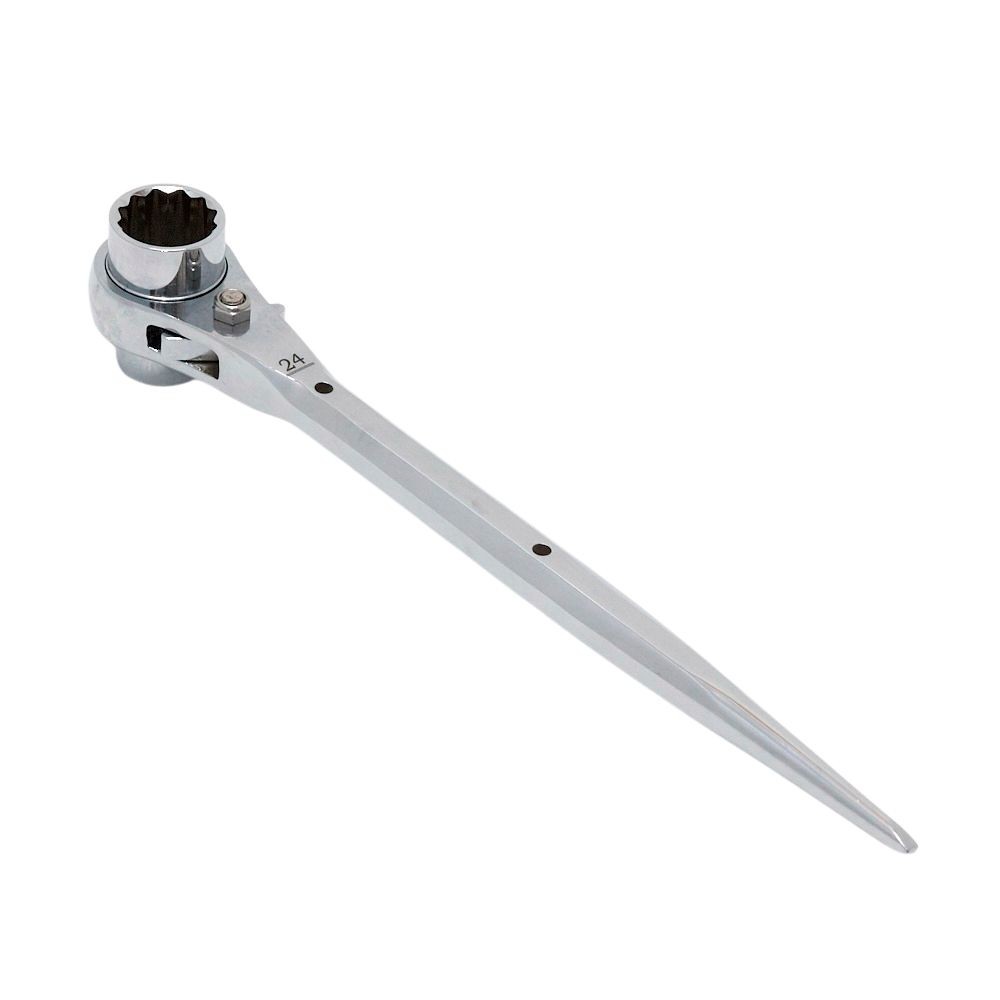 MUSTTOOL ラチェットレンチ ストレートシノ付 RW-1924S, -, -