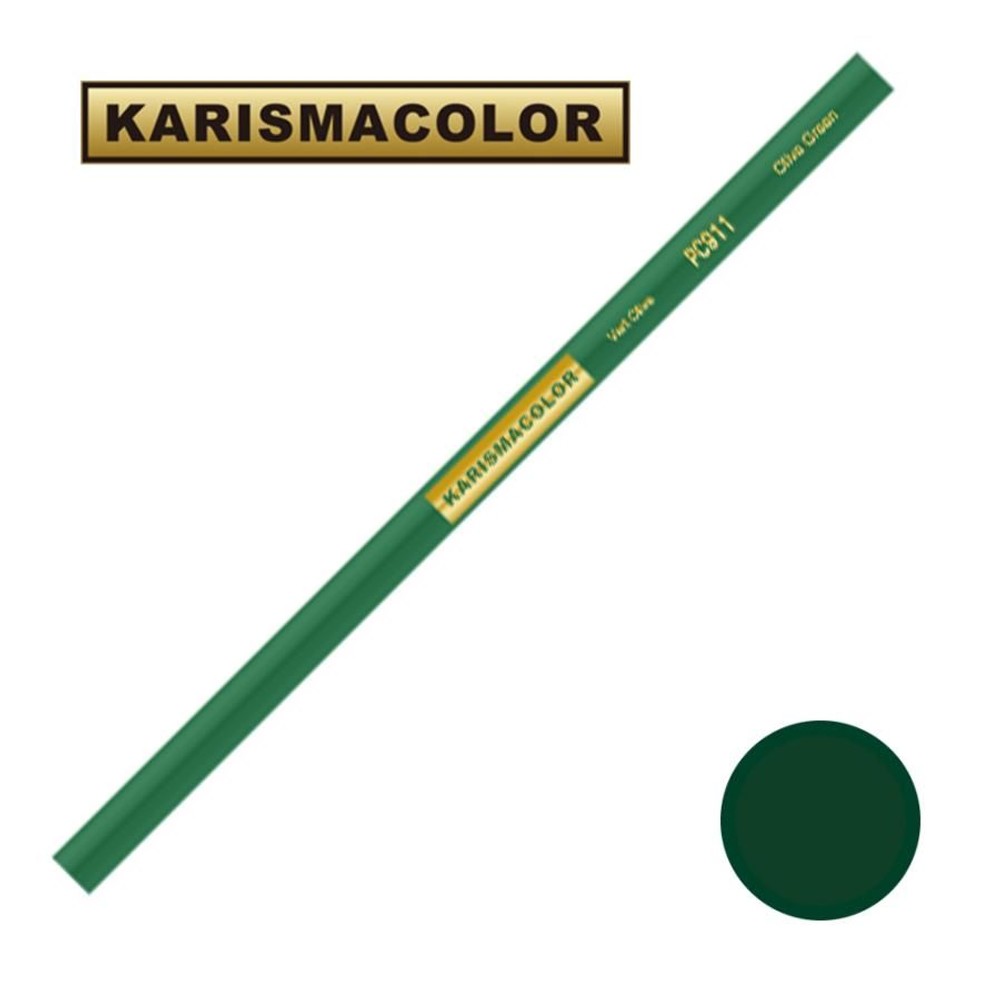 サンフォード カリスマカラー 色鉛筆 PC911 Olive Green オリーブグリーン (SANFORD KARISMA COLOR), PC911 Olive Gree, サンフォードカリスマカラー色鉛筆