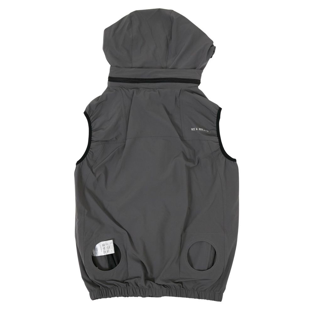 【2025年モデル】ウイザ WIZ'A 空調ウェアＰＲＯ　ベスト　チャコールグレー, チャコールグレー, Mサイズ