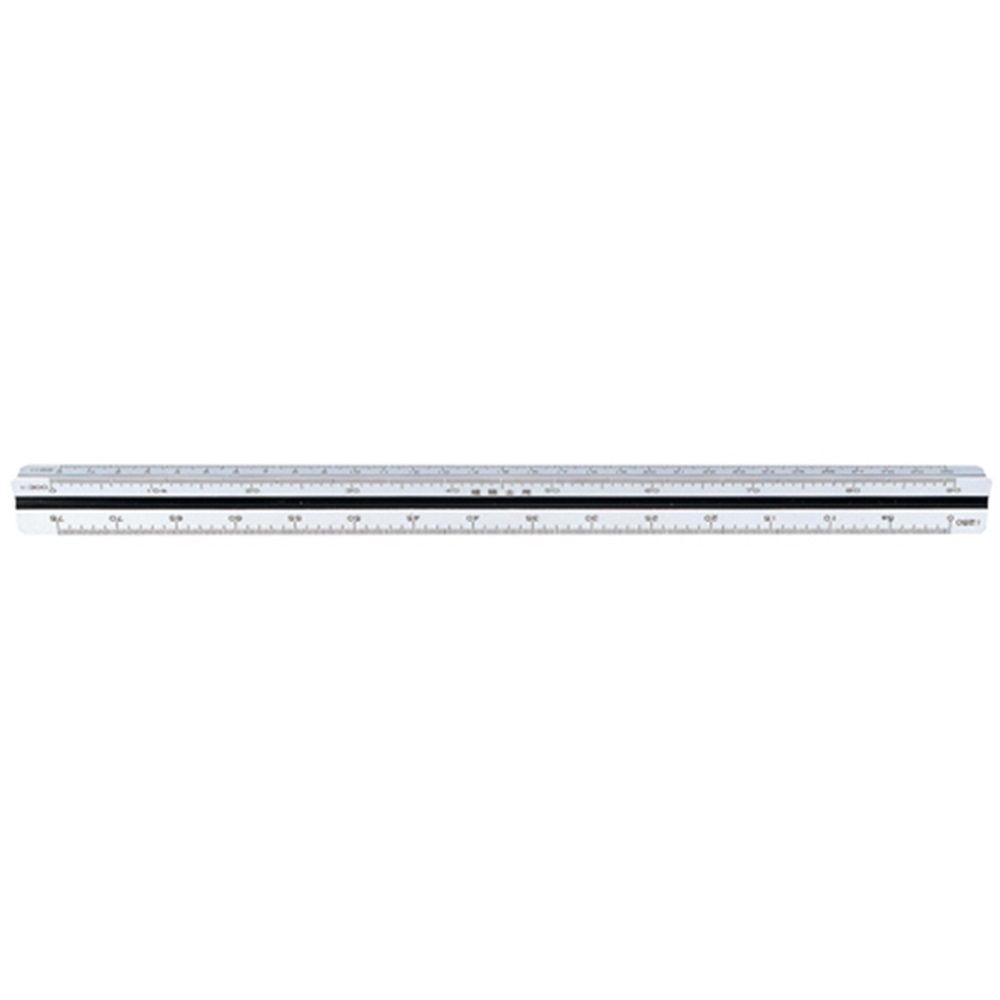 三角スケール B-30 30cm 建築士用, 74962, 326(断面：25&times;25&times;25）mm