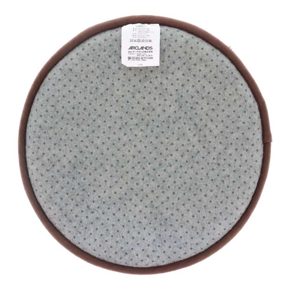 ウイザ WIZ'A チェアパッド　モコ, ブラウン, 約35×35×3ｃｍ