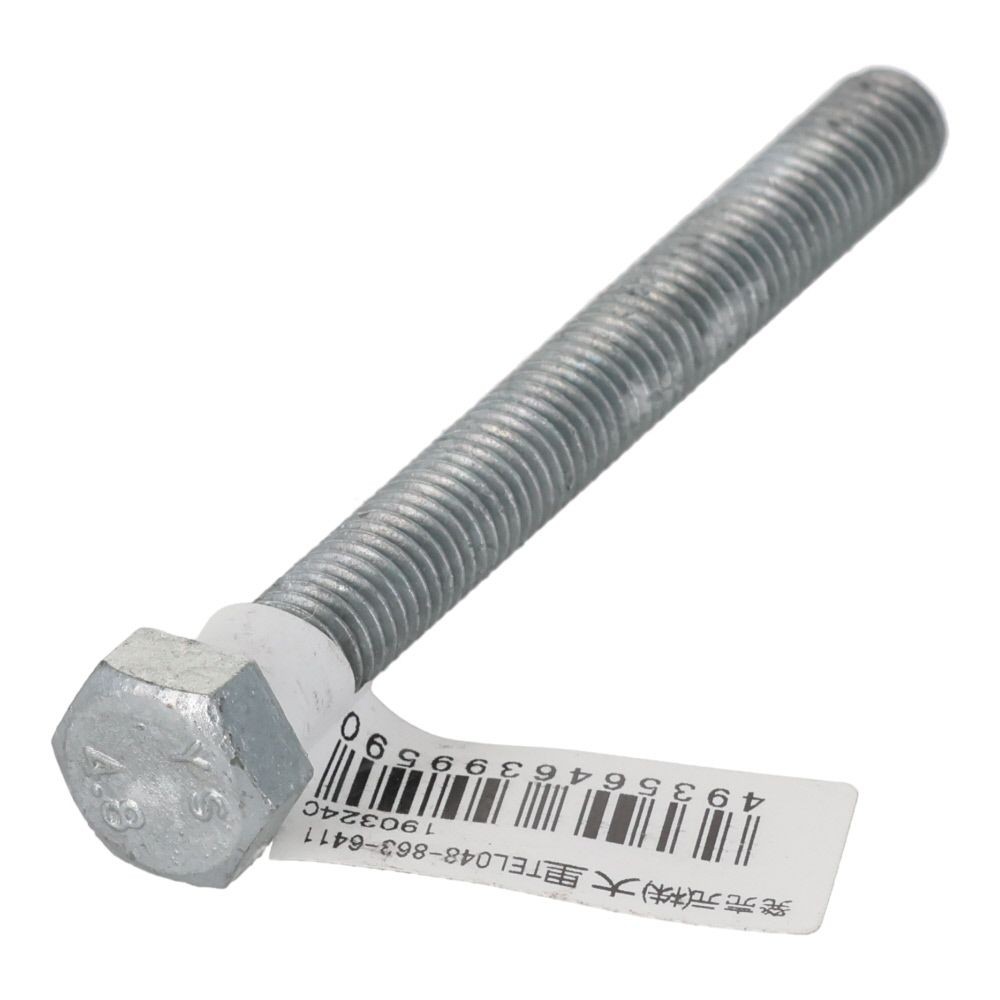 ドブめっき　六角ボルト　Ｍ８&times;８０ｍｍ　バラＪＡＮ付, ボルト, M8&times;80