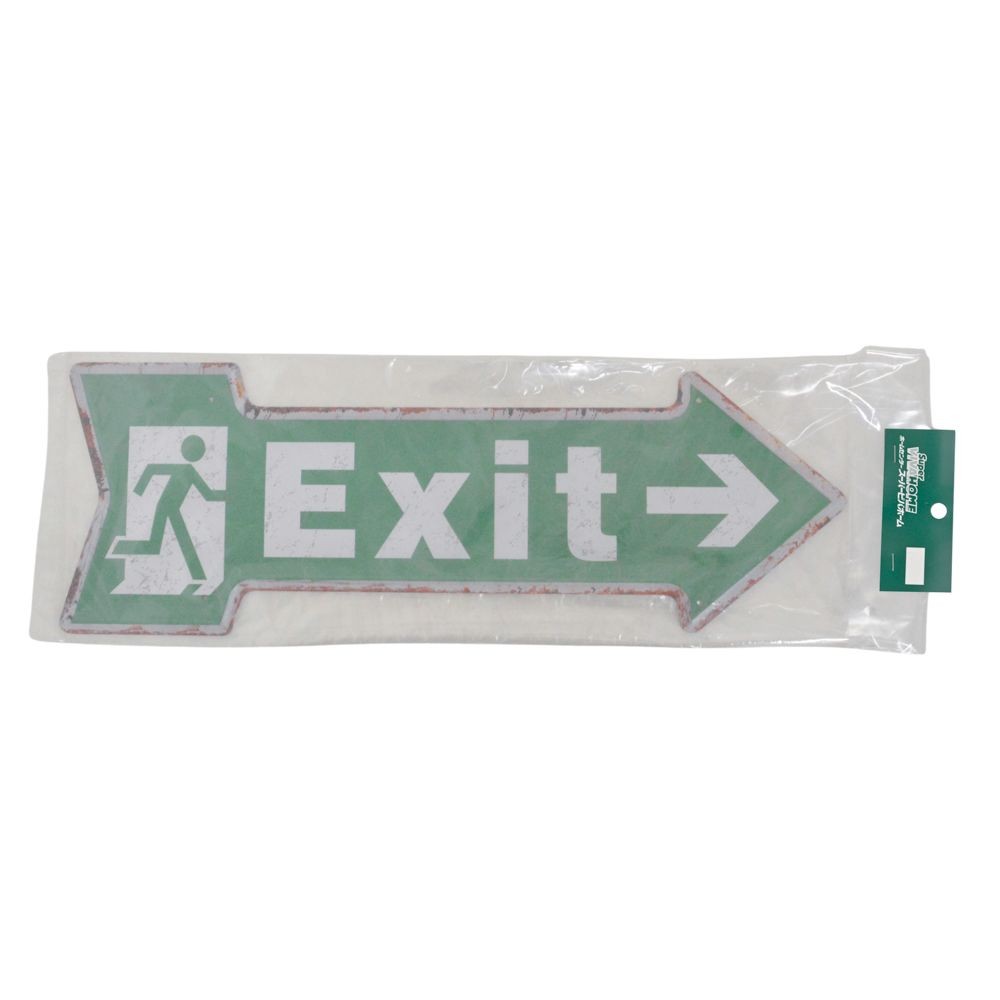 ティンプレート　非常口５ー４２, 非常口, 約160&times;450mm