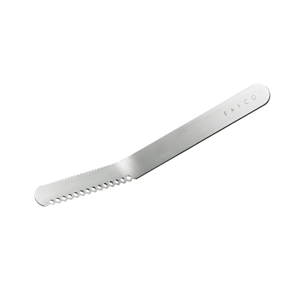 ヨシカワ EAトCO ヌル バターナイフ Nulu butter knife, ステンレス, 幅15mm&times;奥行155mm&times;高さ36mm