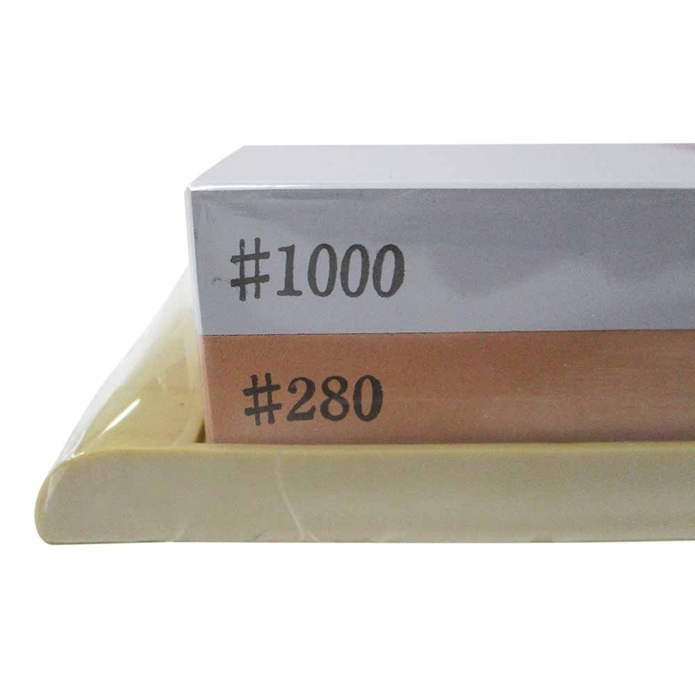 両面砥石 #280 #1000 PR4250, ブラウン＋グレー, #280-#1000