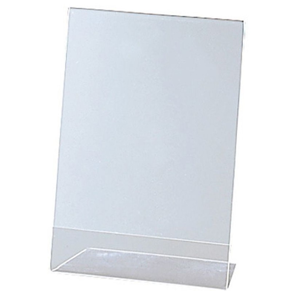 サインスタンド〈片面用〉　写真2L縦置き, 透明, 写真2Lタテ