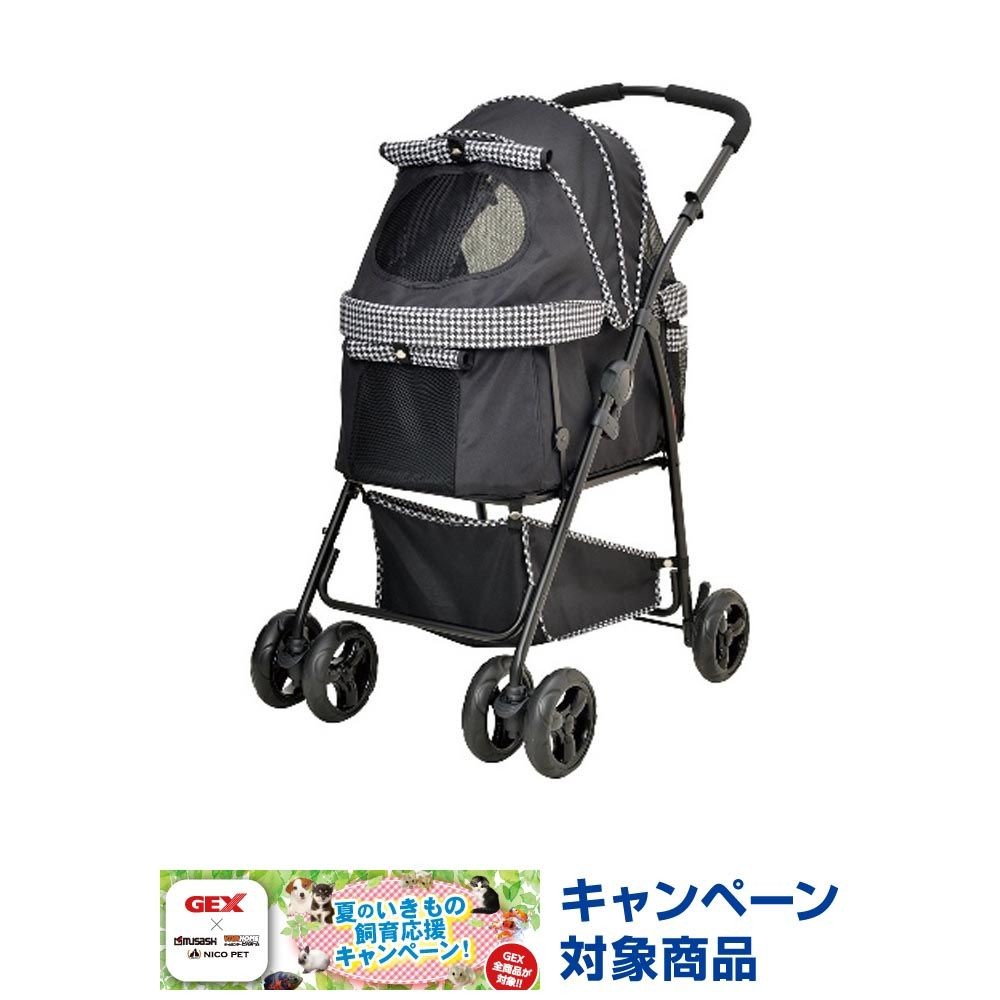 ジェックス　わんわんカート多頭用ＤＸｐｌｕｓ, ブラック, その他サイズ１