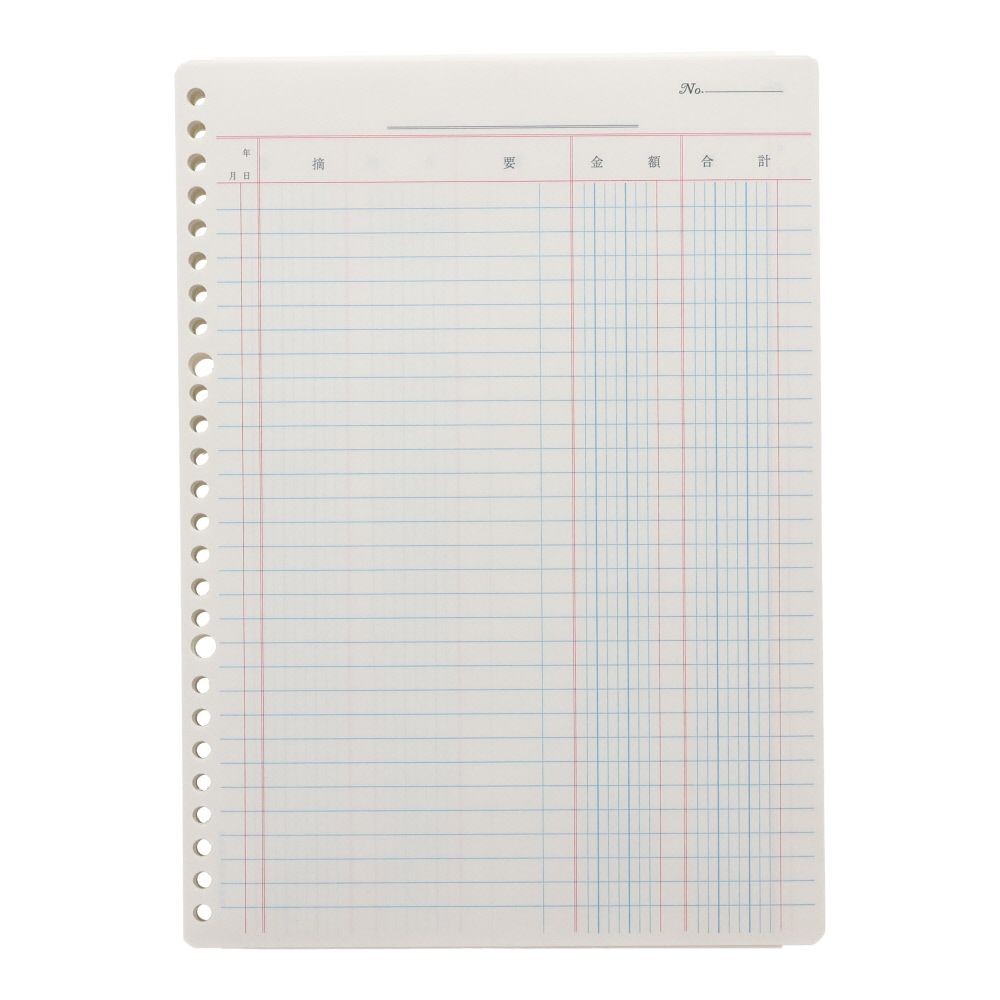 コクヨ　経費明細帳　ル―ズリ―フ　リ-113, 3色刷, B5