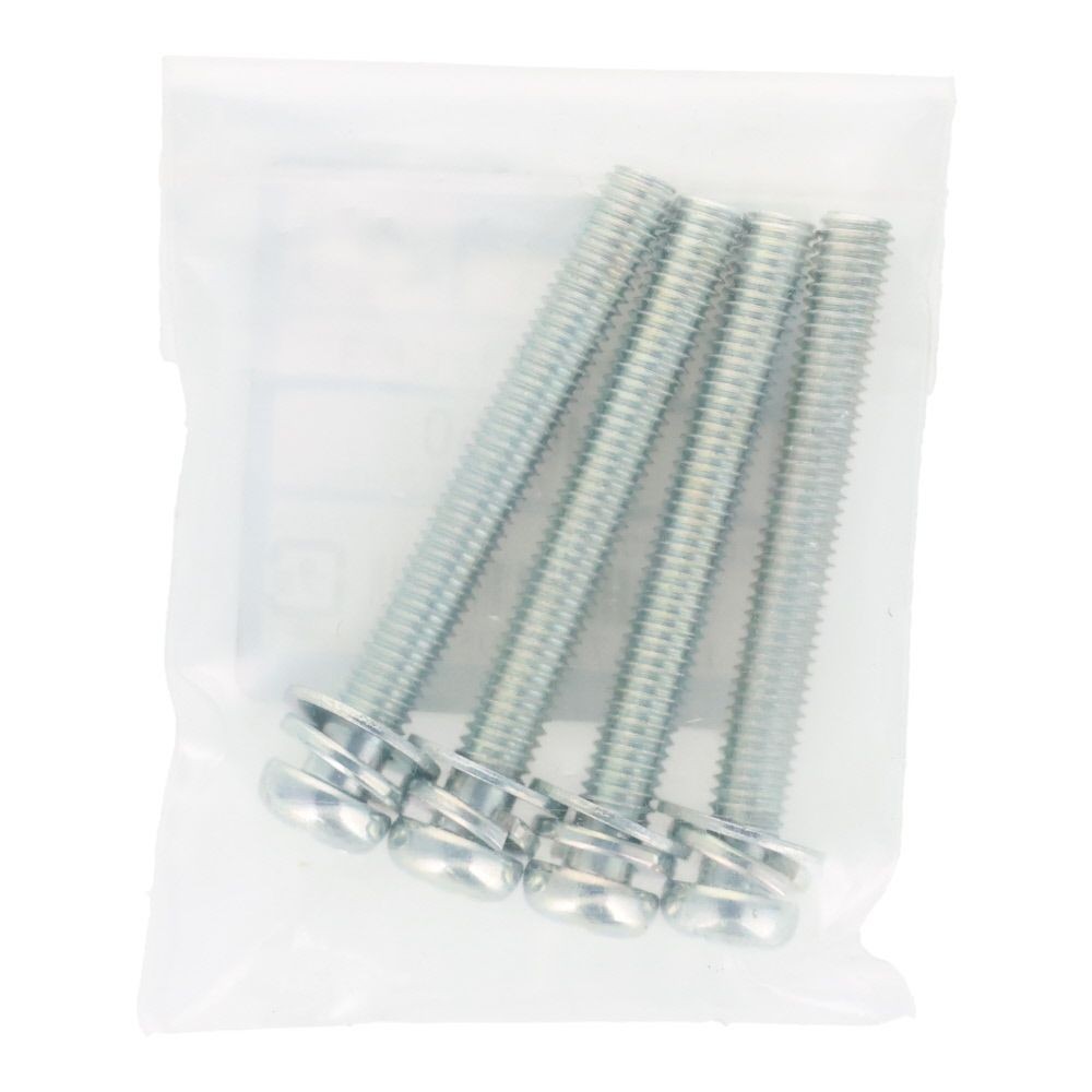 座金組込ネジ　Ｐー３　Ｍ６&times;５０　４本入, ねじ, M6&times;50