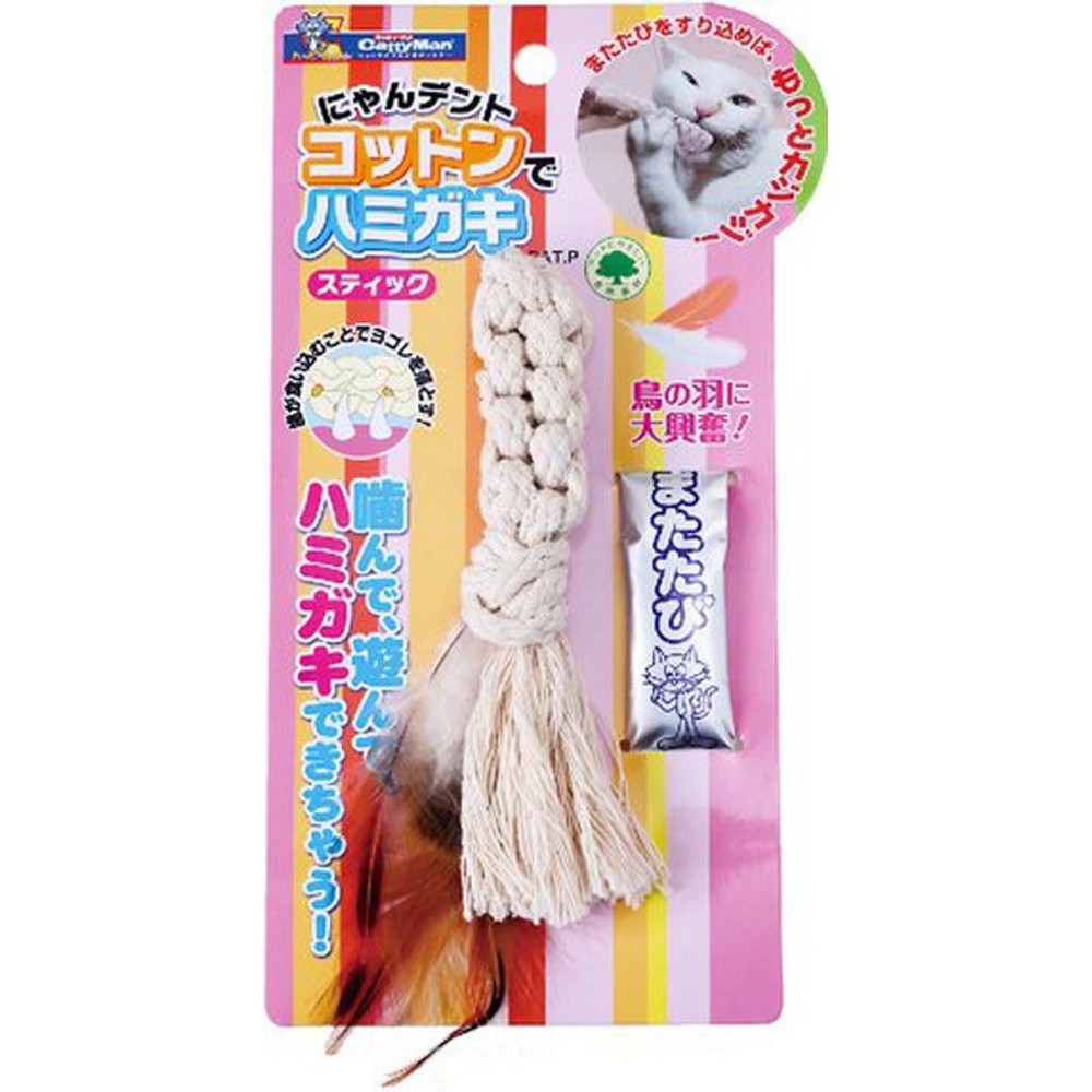 にゃんデント　コットンでハミガキ　スティック, その他カラー１, その他サイズ１