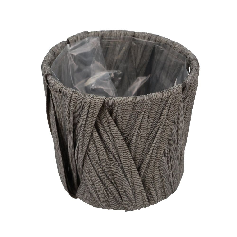 ビニールバスケット　Ｓ　クロス, グレー, S