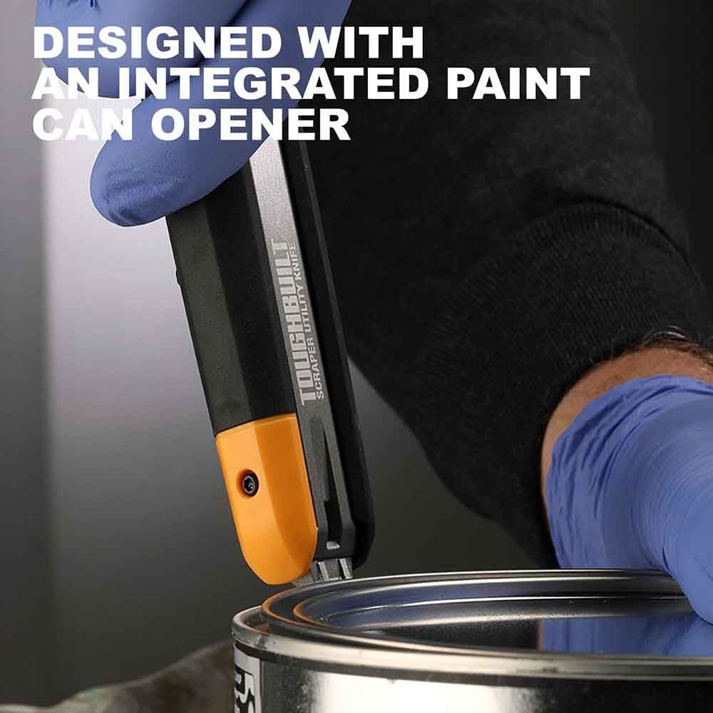 TOUGHBUILT（タフビルト）　PRO GRADE　スクレーパー ユーティリティナイフ, 黒, TB-H4S5-01