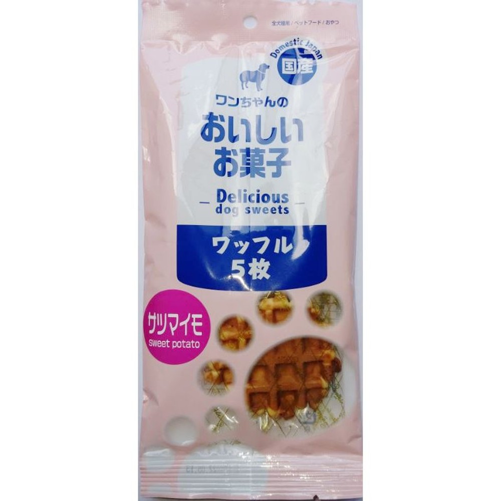 ワンちゃんのおいしいお菓子ワッフルさつまいも5枚, その他カラー１, その他サイズ１