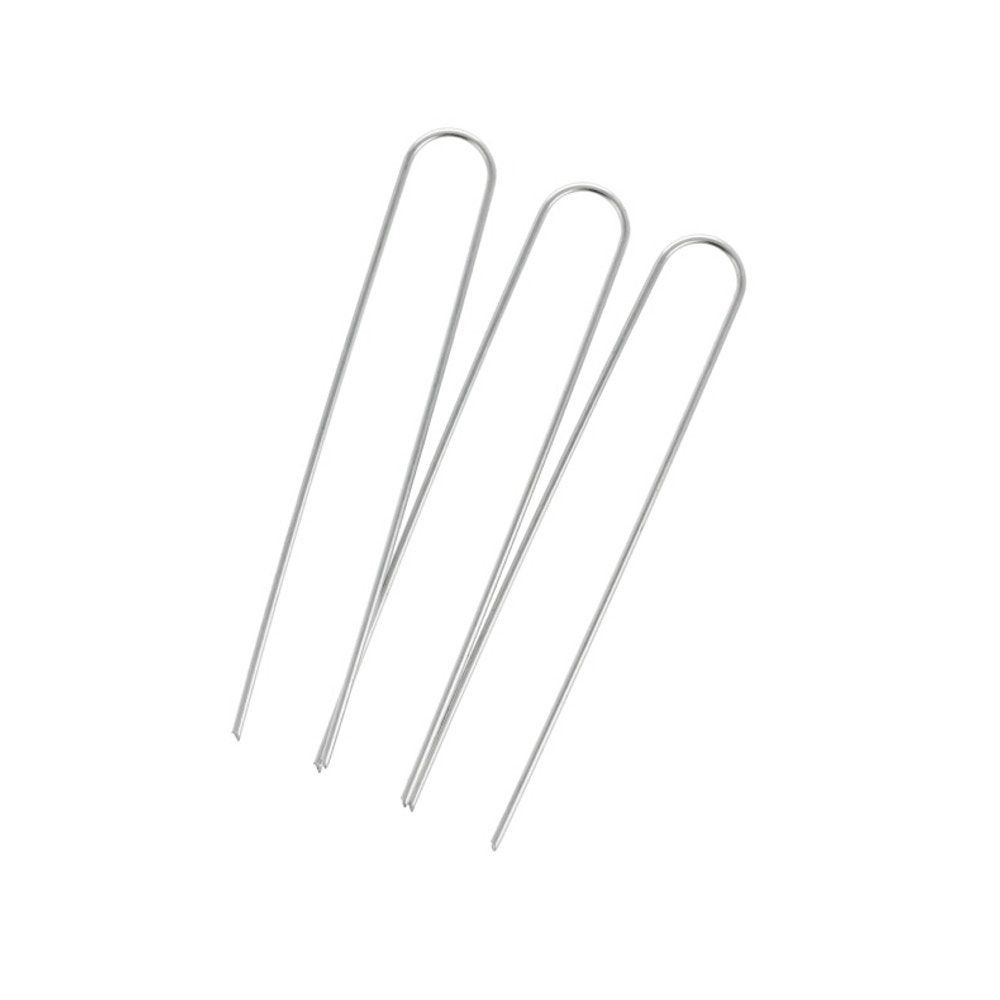 Ｕ型ピン　10本入, シルバー（15）, 15cm