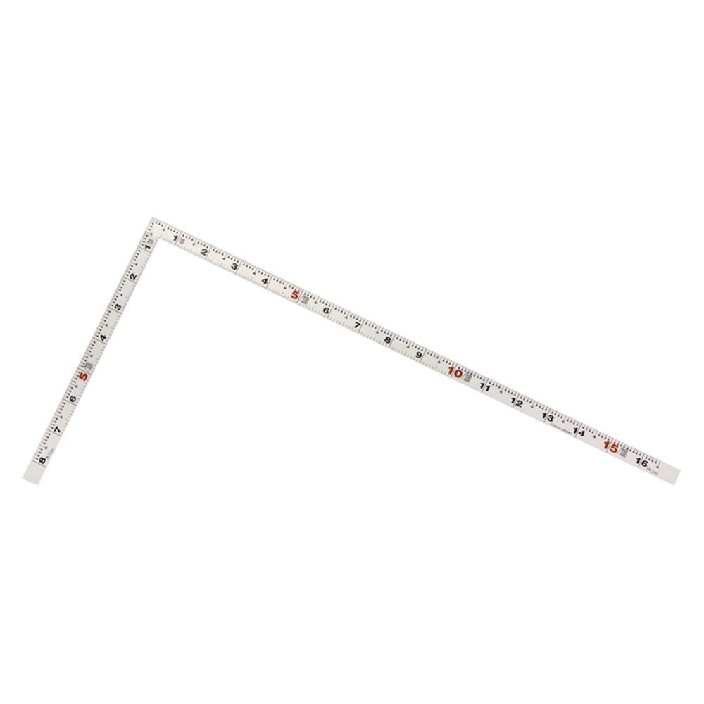 曲尺平ぴた シルバー 50cm／1尺6寸 併用目盛, シルバー, 50cm／1尺6寸