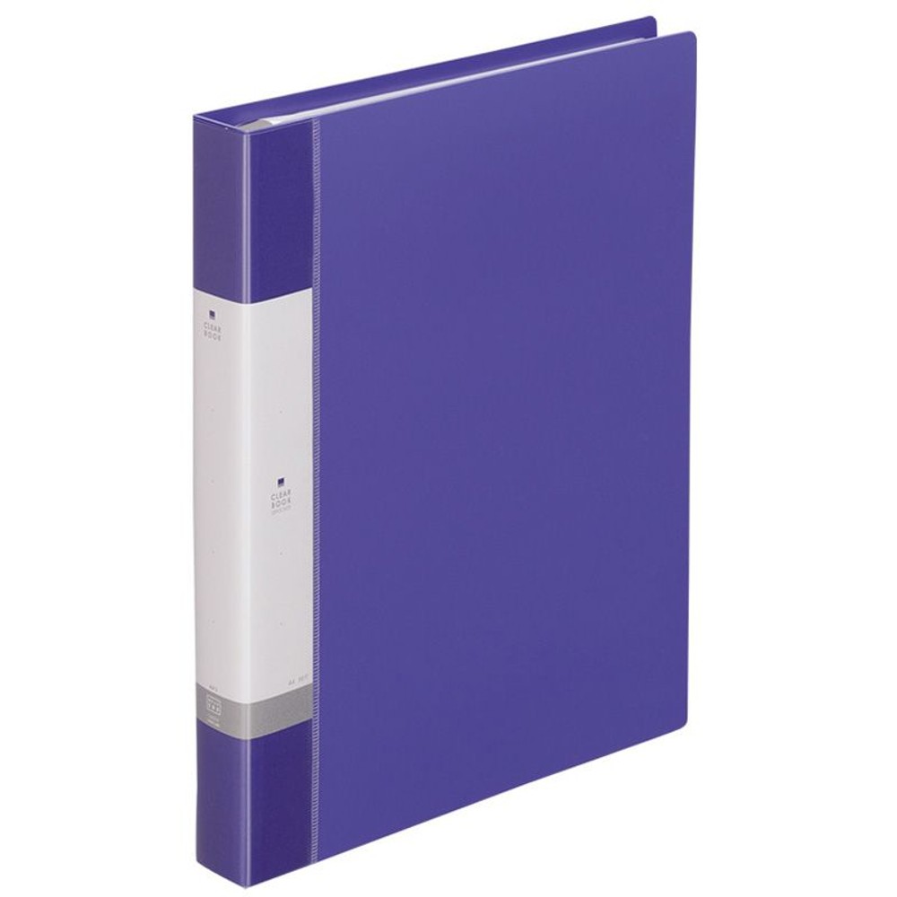 リヒト　クリヤーブック交換25Ｐ　青　Ｇ3802ー08, 青, A4タテ