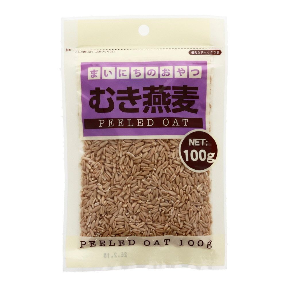 小動物のおやつ　むき燕麦100ｇ, 小動物用, 100g