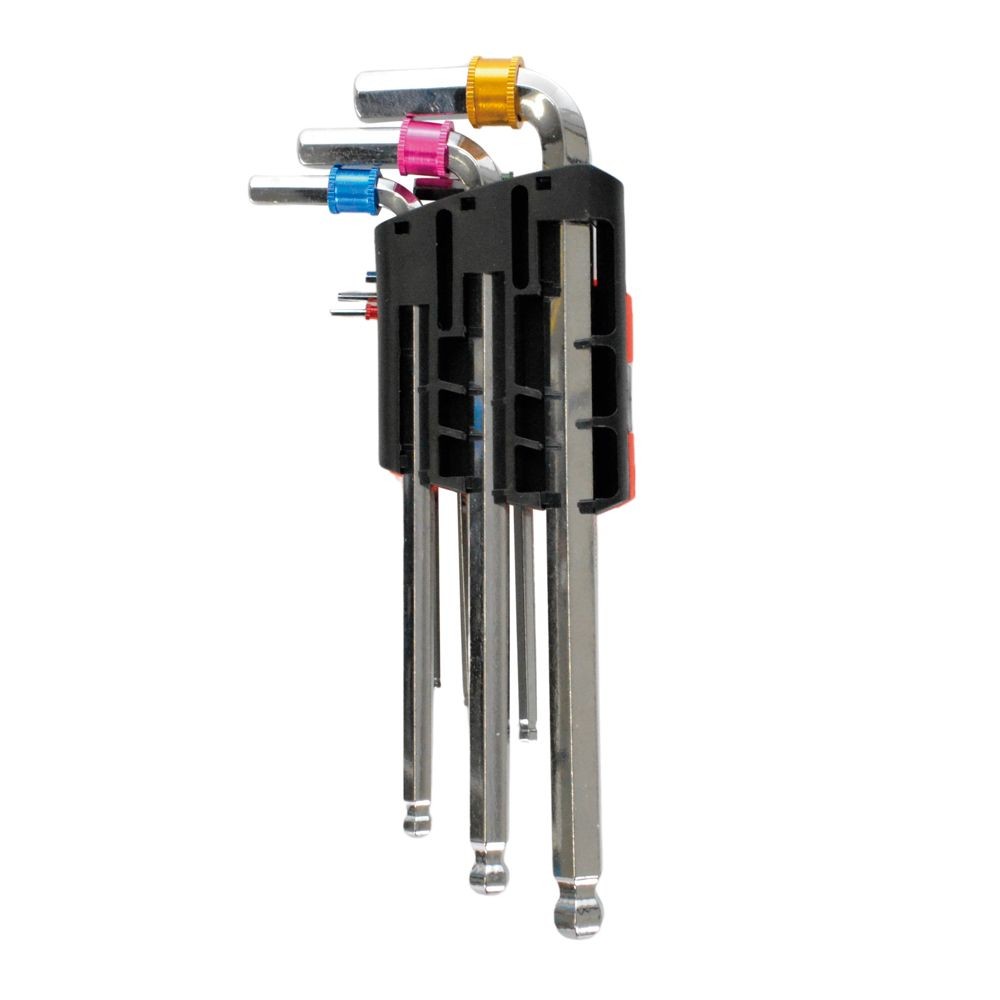 ＧＴ　六角ＢＰレンチセット　ＧＴＢＰー９０, 9pcs., セミロングタイプ