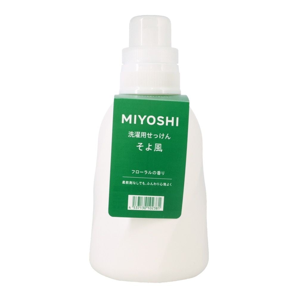 MIYOSHI　そよ風液体せっけんボトル　１１００ｍｌ, 本体, 1100ml