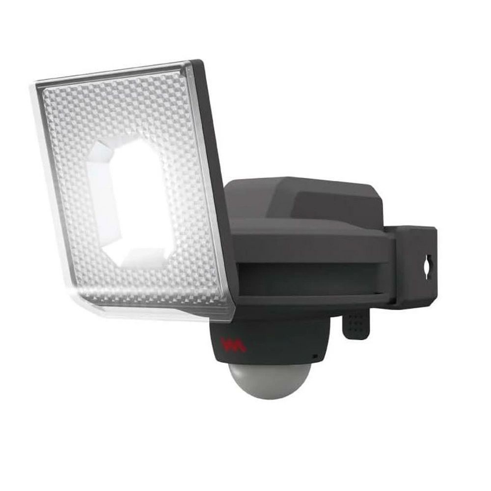 7.5W 1灯スライド型LEDセンサーライト LED-AC1007 株式会社ムサシ, ブラック, 幅136mm&times;奥行170mm&times;高さ128mm