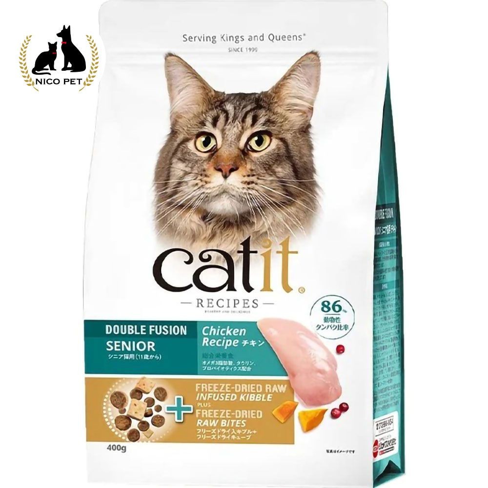 ジェックス Catit Recipes SENIOR シニア猫用 11歳から 400g