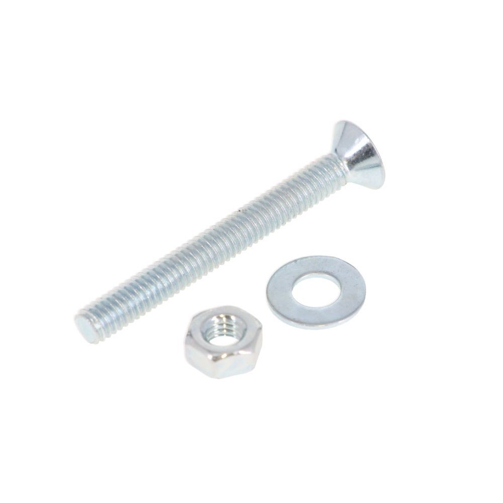 ＤＯー３１６　小ネジ　皿　Ｍ４ｘ３５, ユニクロメッキ, M4&times;35mm