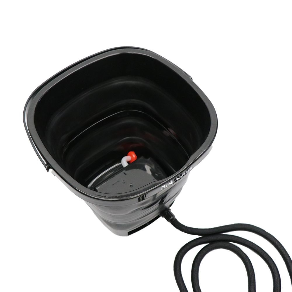 MOMTAG 充電式折りたたみマルチウォッシャー HDL-6601, ブラック, 12L