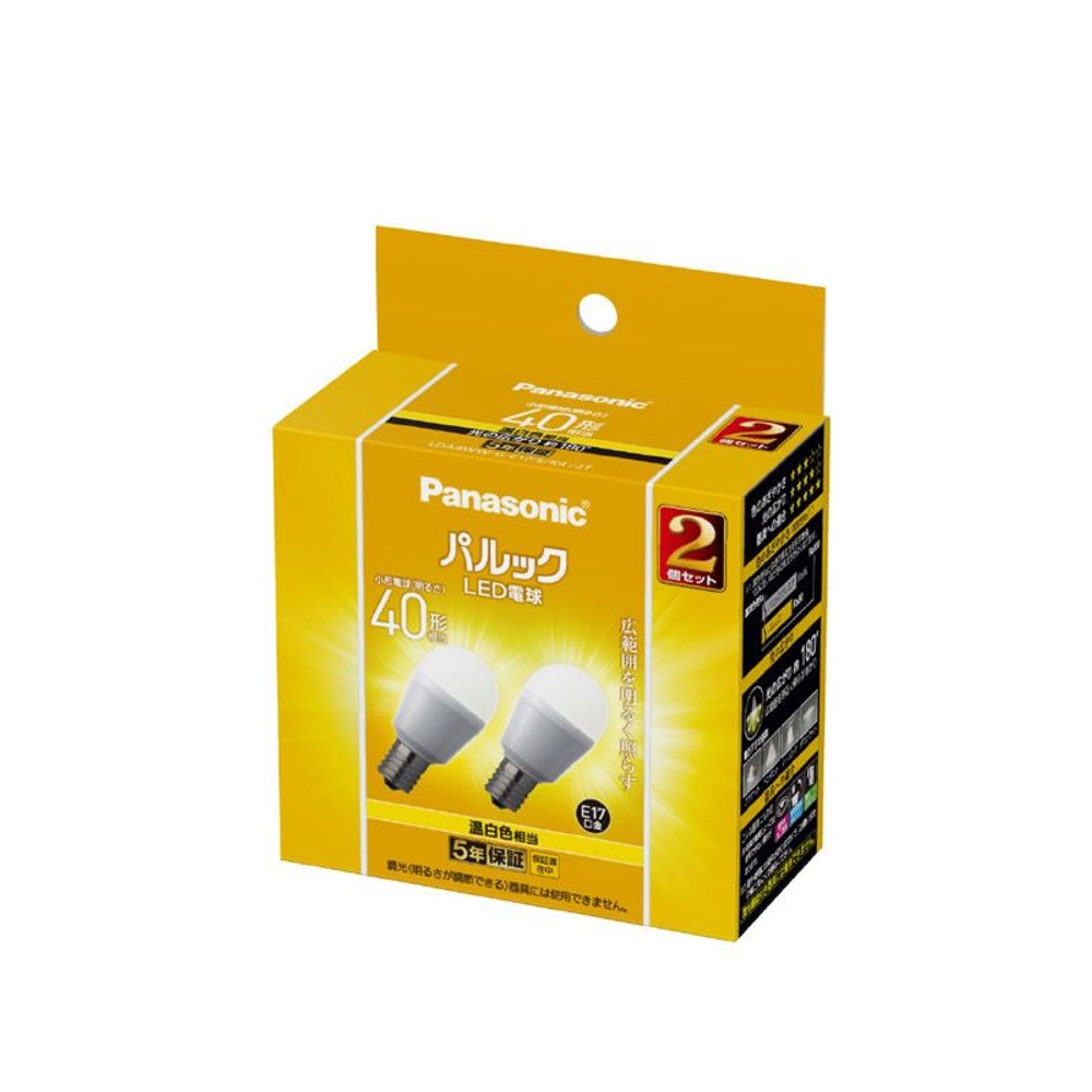 小型ＬＥＤ40Ｗ／ＬＤＡ4ＷＷＧＥ17ＳＫ4, その他カラー１, 1個入り