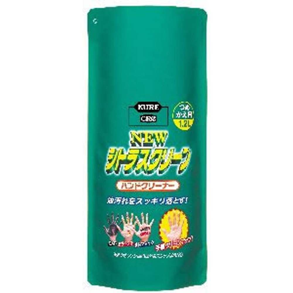 ハンドクリーナー NEWシトラスクリーン 詰替 1.2L, 白, 1.2L